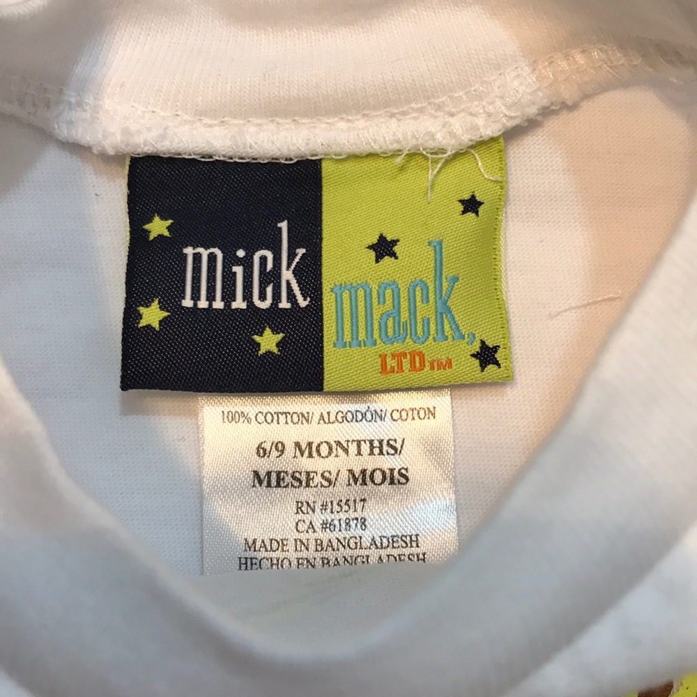 NWOT Mick Mack 6-9 Mo. 3 Piece Safari Set HP 7/20! - Picture 5 of 5